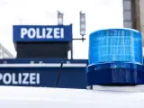 Un coche de la Policía alemana, en una imagen de archivo.