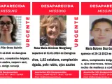 Las tres mujeres desaparecidas en Zaragoza.
