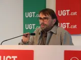 El secretario general de UGT de Cataluña, Camil Ros.