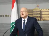 El primer ministro en funciones de Líbano, Nayib Mikati.