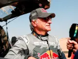 Carlos Sainz tras la segunda etapa del Dakar 2024.