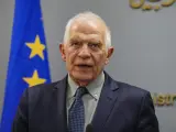 El alto representante de la Unión Europea (UE) para Asuntos Exteriores, Josep Borrell, durante su visita al Líbano