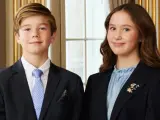 Vicente y Josefina de Dinamarca, en una imagen oficial.