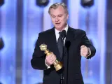 Christopher Nolan en los Globos de Oro 2024