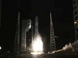 El cohete Vulcan Centaur de United Launch Alliance en el momento de despegar.
