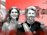 Los nuevos reyes de Dinamarca, Federico y Mary.