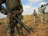 Fuerza conjunta de las fuerzas de seguridad de Uganda y Somalia.