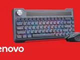 El teclado y ratón de carga cinética de Lenovo se han visto en el CES 2024.
