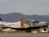 El avión que usaron para la prueba de noviembre fue un Cessna 208b Caravan.