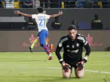 Lamine Yamal celebra su gol frente a Osasuna.