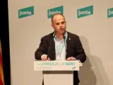 El secretario general de Junts, Jordi Turull, en el Consell Nacional del partido en El Morell.