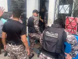 Liberación de funcionarios en una prisión de Ecuador.