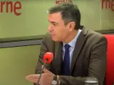 Sánchez, en la entrevista en RNE.