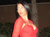 Georgina Rodríguez con un look rojo