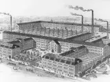 La planta de Rüsselsheim fabricó máquinas de coser, bicicletas y coches.