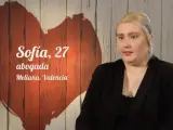Sofía, en 'First dates'.