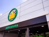Fachada de un supermercado Mercadona en Valencia