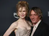 Nicole Kidman con Keith Urban en una proyección de 'Expatriadas'