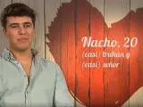 Nacho, en su cita de 'First dates'.