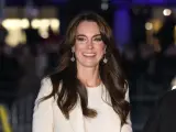 La princesa de Gales, Kate Middleton, durante un acto navideño en la Abadía de Westminster, el pasado mes de diciembre.