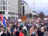 Protestas en Berlín, Alemania.