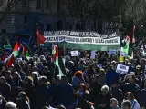 Protestas por palestina en Madrid.