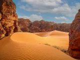 Dunas de arena en Argelia.