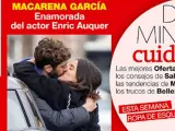 Macarena García y Enric Auquer, en la portada de la revista 'Diez Minutos'.