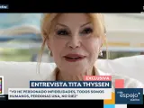 Tita Cervera concede una entrevista en exclusiva a 'Espejo Público'.