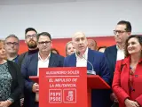 El secretario general del PSPV-PSOE en la provincia de Alicante, Alejandro Soler.