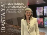 Maite Pagazaurtundúa, en la presentación del documental sobre Basta Ya! en Madrid.