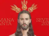 Detalle del cartel de la Semana Santa de Sevilla 2024.