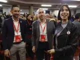Bielsa, Soler y Morant, este sábado, en el Comité Nacional del PSPV-PSOE.