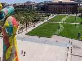 Una imagen del Parc Joan Miró de Barcelona.