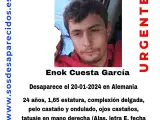 Enok Cuesta, uno de los desaparecidos de Almería.
