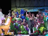 Una escena de la opereta cómica infantil 'La idea' en el Real Teatro del Retiro.