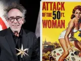 Tim Burton y 'El ataque de la mujer de 50 pies'