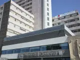 Fachada del Hospital Universitario La Paz.