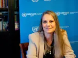 La directora de UNRWA Espa&ntilde;a, Raquel Mart&iacute;.