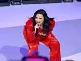 Demi Lovato, en el concierto de la Asociación Americana del Corazón, en Nueva York.