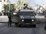 Imagen de archivo de un vehículo del Ejército de Israel en Cisjordania.