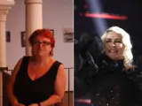 Montserrat Boix, hasta ahora delegada de Igualdad de RTVE, y la vocalista de Nebulossa, María Bas.
