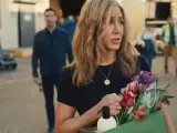 David Schwimmer y Jennifer Aniston, en el anuncio de UberEats de la SuperBowl.