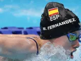 La nadadora paralímpica Marta Fernández.