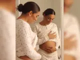 Alma Bollo muestra su tripo tras confirmar su segundo embarazo.