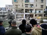 Edificios destruidos tras el ataque de Israel en Líbano.