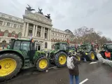 fotografo: Jorge Paris Hernandez [[[PREVISIONES 20M]]] tema: Protestas de tractores en Madrid. Atocha