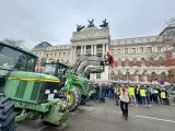 fotografo: Jorge Paris Hernandez [[[PREVISIONES 20M]]] tema: Protestas de tractores en Madrid. Atocha