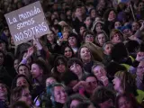 Miles de mujeres durante una manifestación convocada por la Comisión 8M, por el 8M, Día Internacional de la Mujer, a 8 de marzo de marzo de 2023, en Madrid (España).