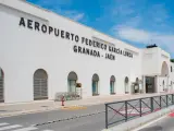 Exterior del aeropuerto Federico García Lorca Granada-Jaén.